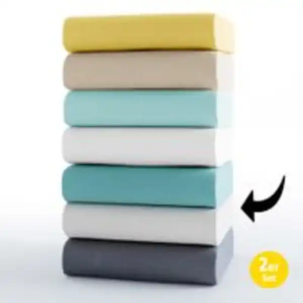 Bild 2 von Jersey Spannbetttuch