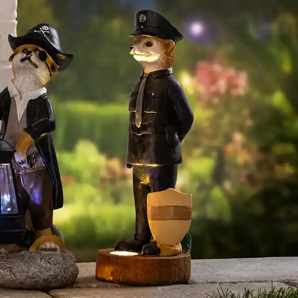 Bild 3 von LED-Solar-Erdmännchen, Polizist