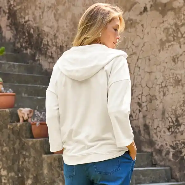 Bild 4 von Damen-Cardigan mit Kapuze