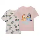 Bild 1 von LICENSED Kleinkinder T-Shirt 2er-Set, Rosa/Creme, 98/104