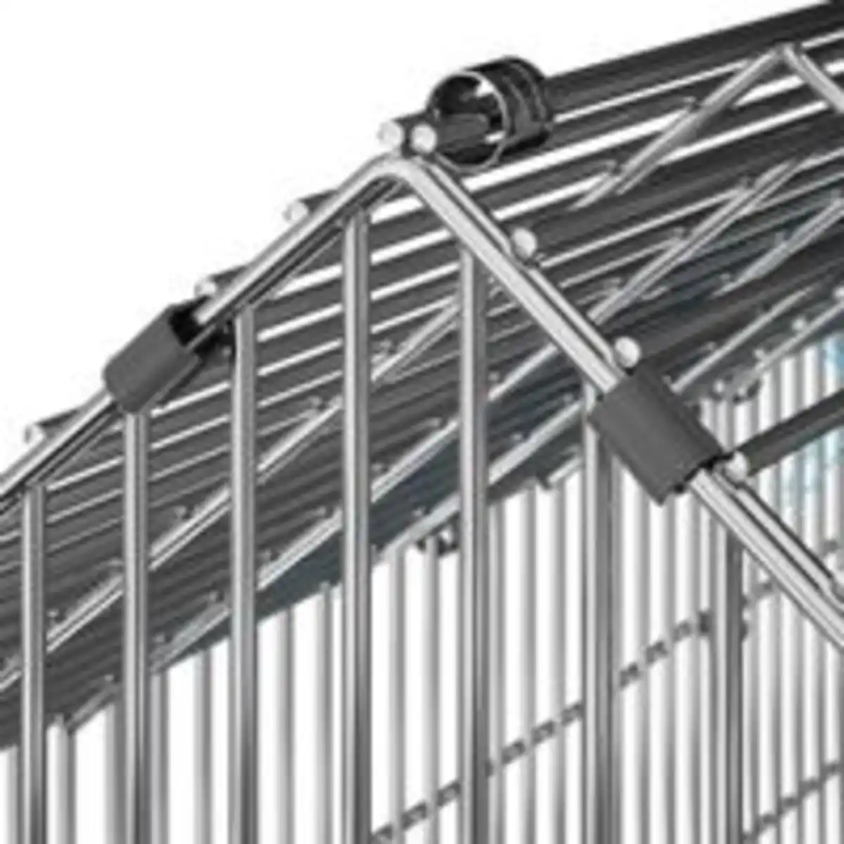 Bild 4 von CADOCA Kleintierfreilauf - Hasenfreilauf inkl Sonnenschutz 180 x 75 x 75cm grün