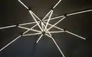 Bild 2 von Sonnenschirm, grau, 300 x 256 cm, inkl. LED Solarbeleuchtung