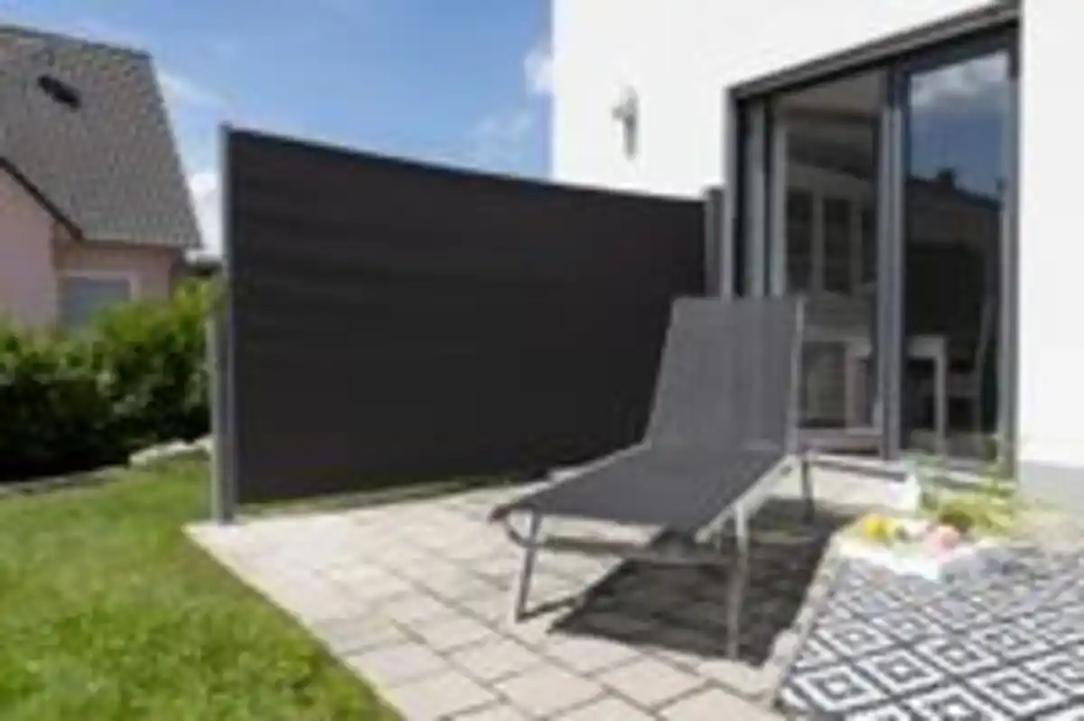 Bild 2 von Seitenmarkise Balkonmarkise aus Aluminium, ca. 3,0 x 1,8 m - Anthrazit