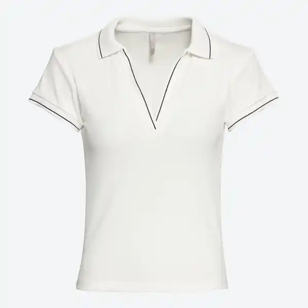 Bild 3 von Damen-Poloshirt mit Ripp-Struktur