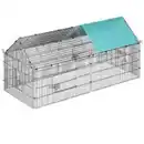 Bild 2 von CADOCA Kleintierfreilauf - Hasenfreilauf inkl Sonnenschutz 180 x 75 x 75cm grün