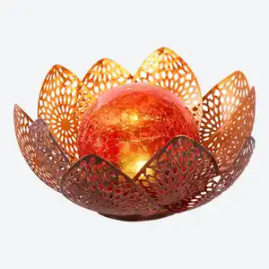 Solar-Leuchte "Lotus", Ø ca. 22-25 cm