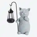 Bild 4 von Solar-Katze mit LED-Laterne, ca. 22x13x30 cm