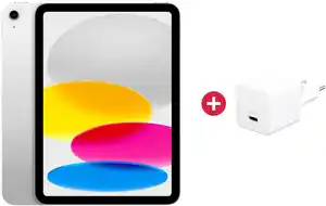iPad 11" (128GB) WiFi (A16, 2025) silber + Dein Geschenk: empower by PanzerGlass USB Type-C Charger (30W)