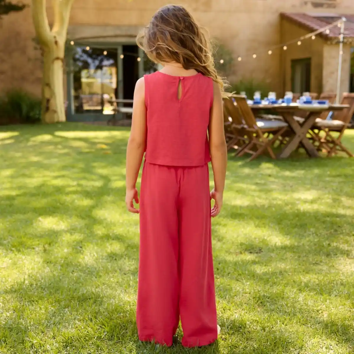 Bild 4 von Kinder-Mädchen-Set aus Baumwolle, 2-teilig