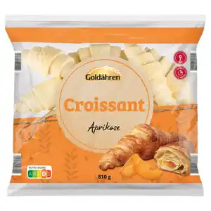 GOLDÄHREN Aufback-Croissants 810 g, Aprikose