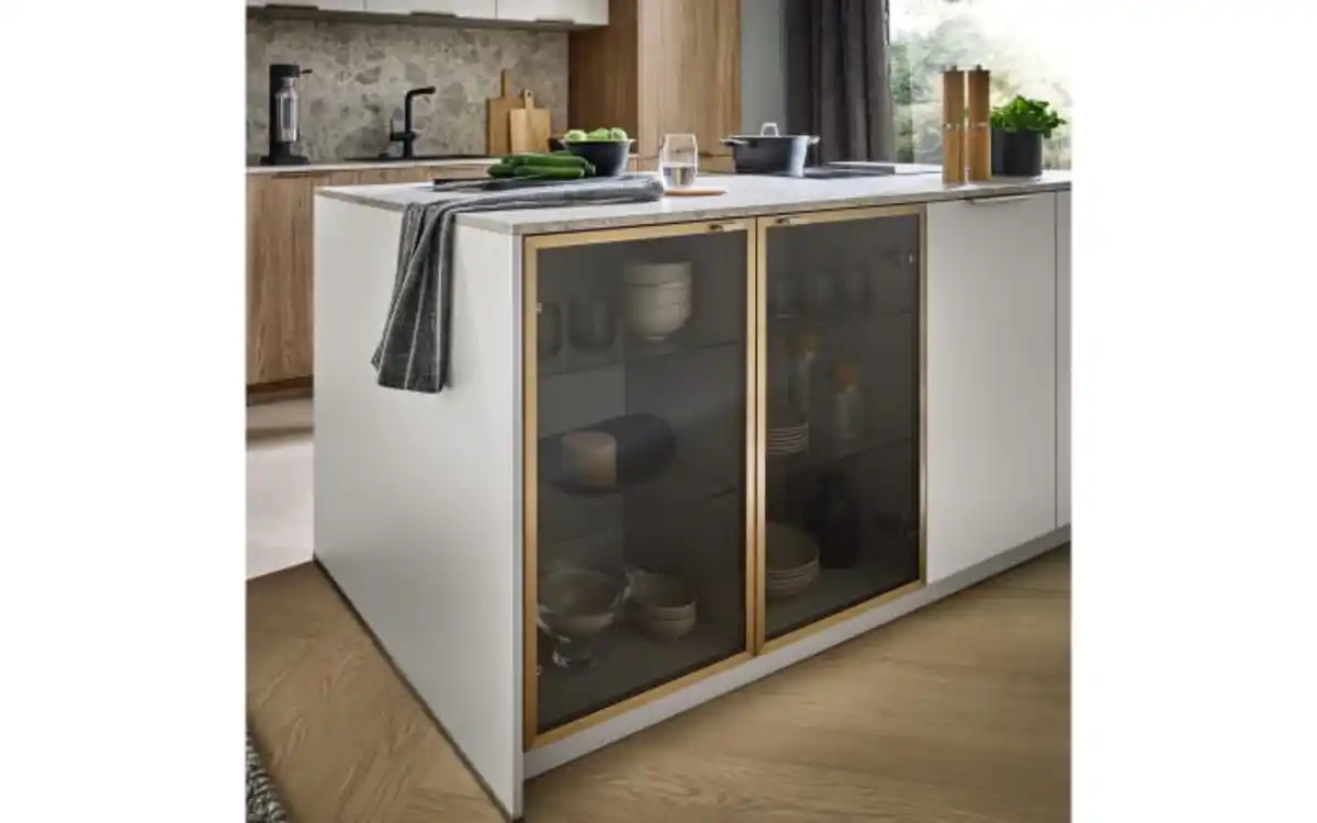 Bild 2 von Einbauküche Toronto/Perfect Soft, Ulme/Mocca, inkl. Bosch Elektrogeräte