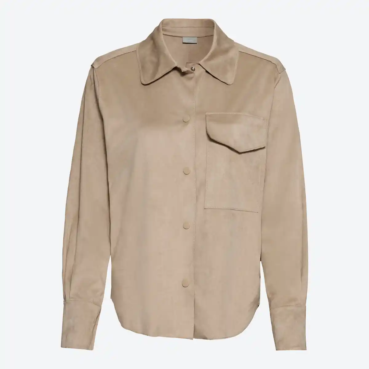 Bild 1 von Damen-Bluse in Veloursleder-Optik