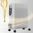 Bild 3 von Ölradiator mit 11 Rippen, Elektroheizung mit 3 Heizstufen, 2300 W, Öl-Heizung