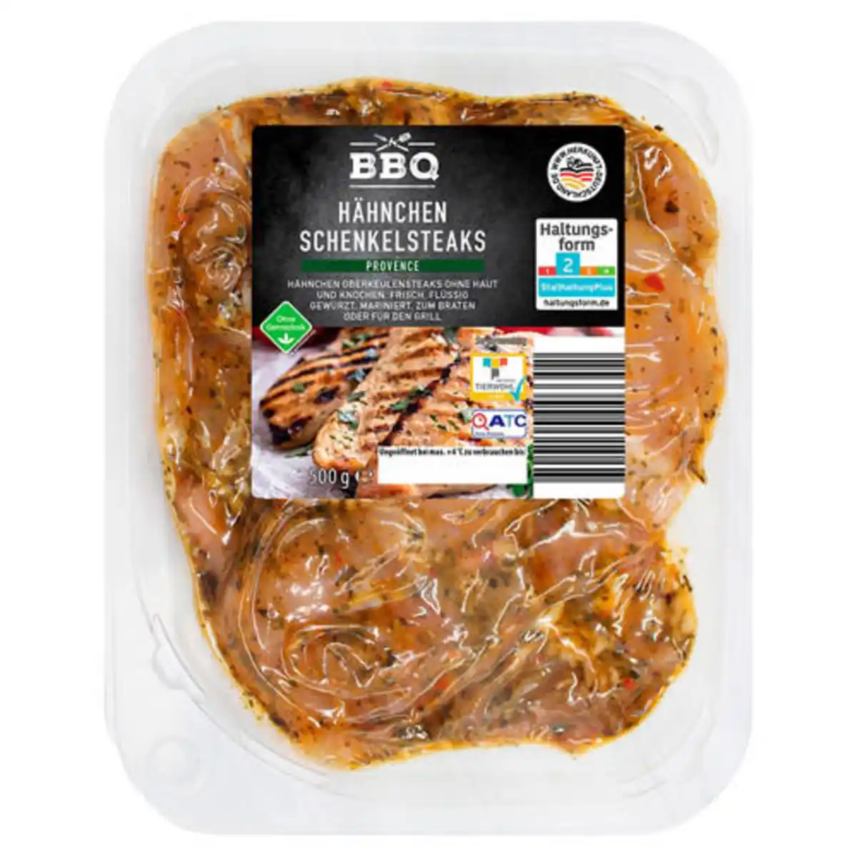 Bild 1 von BBQ Hähnchen Schenkelsteaks 500 g, Provence