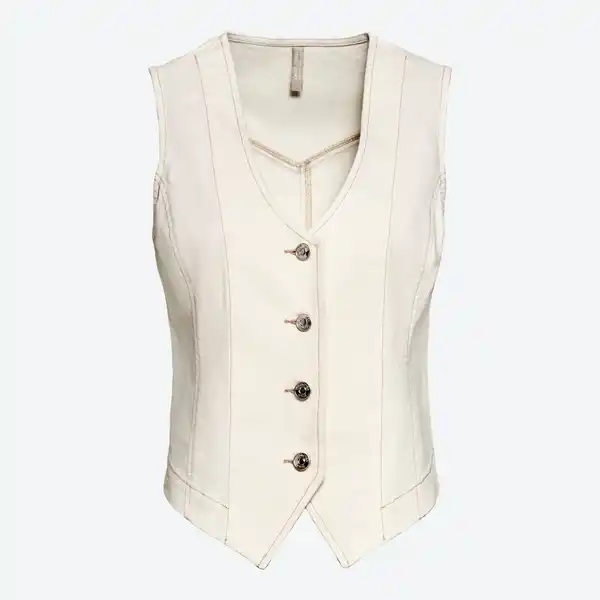 Bild 3 von Damen-Jeansweste mit Knopfleiste