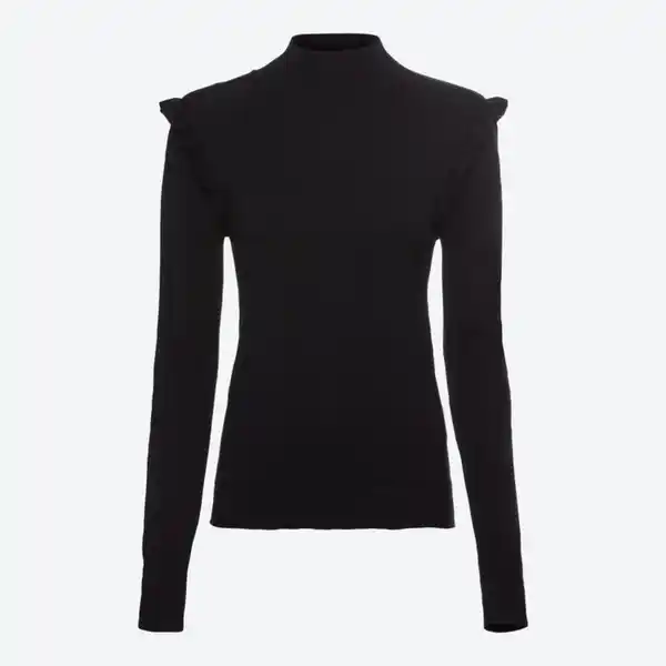 Bild 2 von Damen-Pullover mit Rüschen an den Schultern