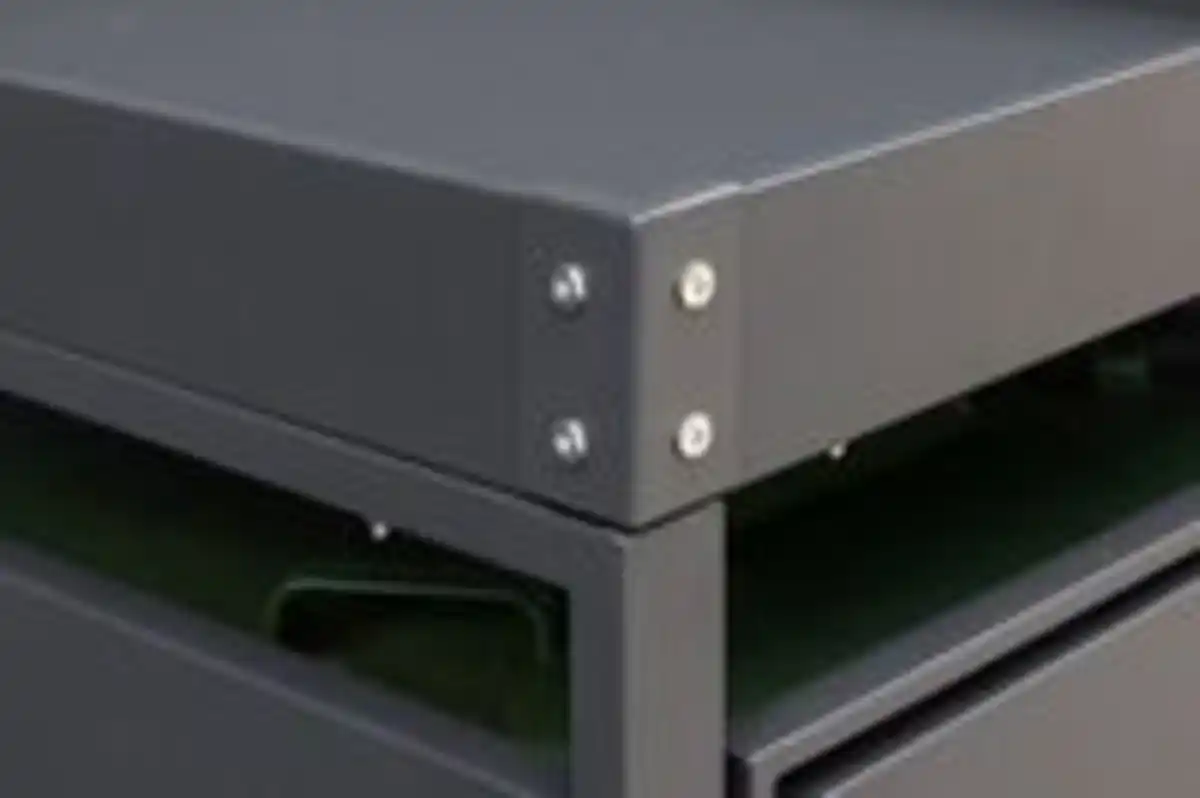 Bild 3 von 3er Mülltonnenverkleidung mit Pflanzdach aus Edelstahl, ca. 196 x 80 x 124 cm - Anthrazit