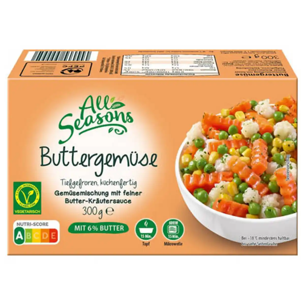 Bild 1 von ALL SEASONS Buttergemüse 300 g