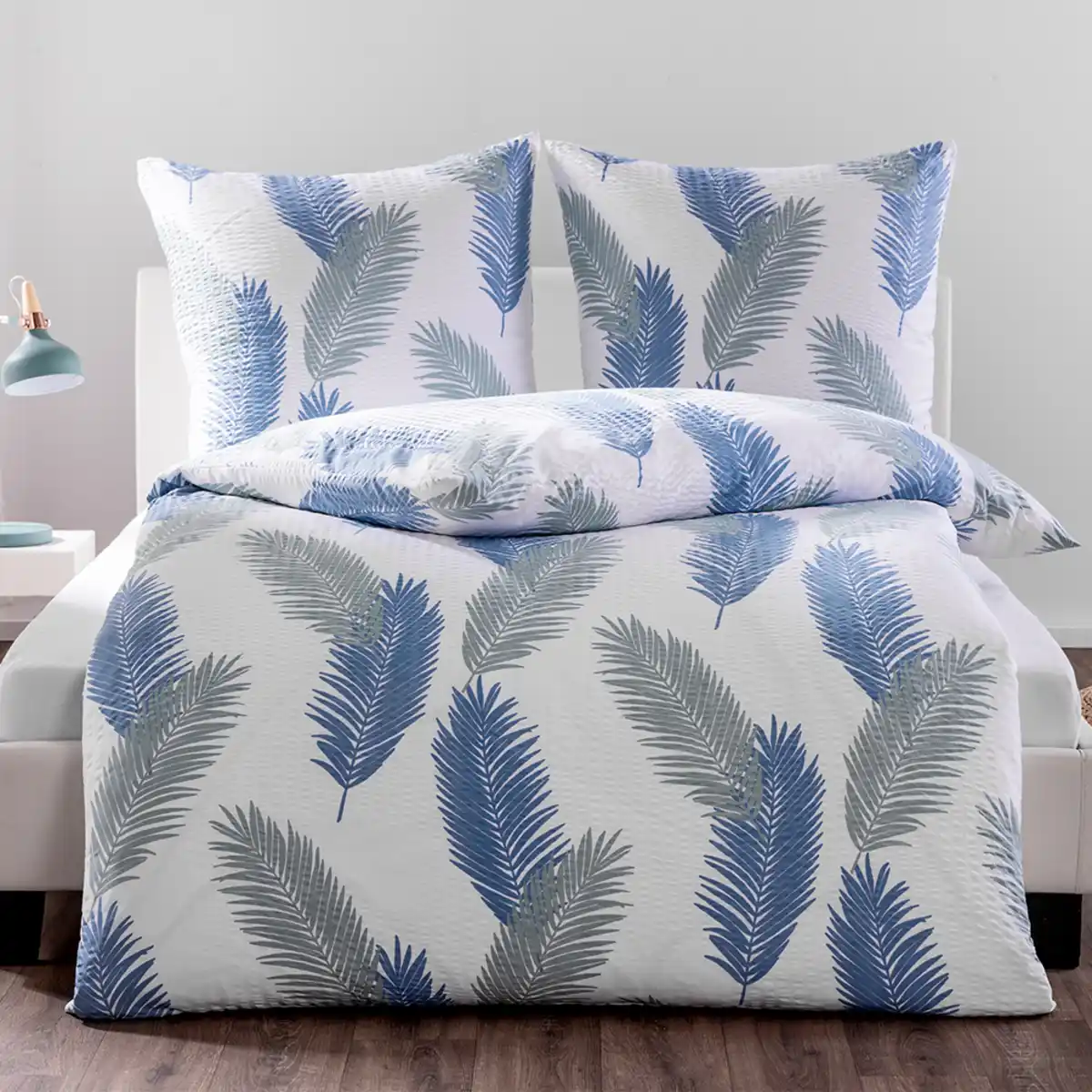 Bild 4 von Mikrofaser-Seersucker-Bettwäsche - ca. 135 x 200 cm