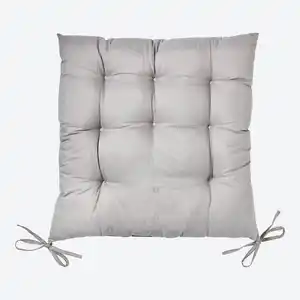 Stuhlkissen mit Bindebändern, ca. 45x45 cm