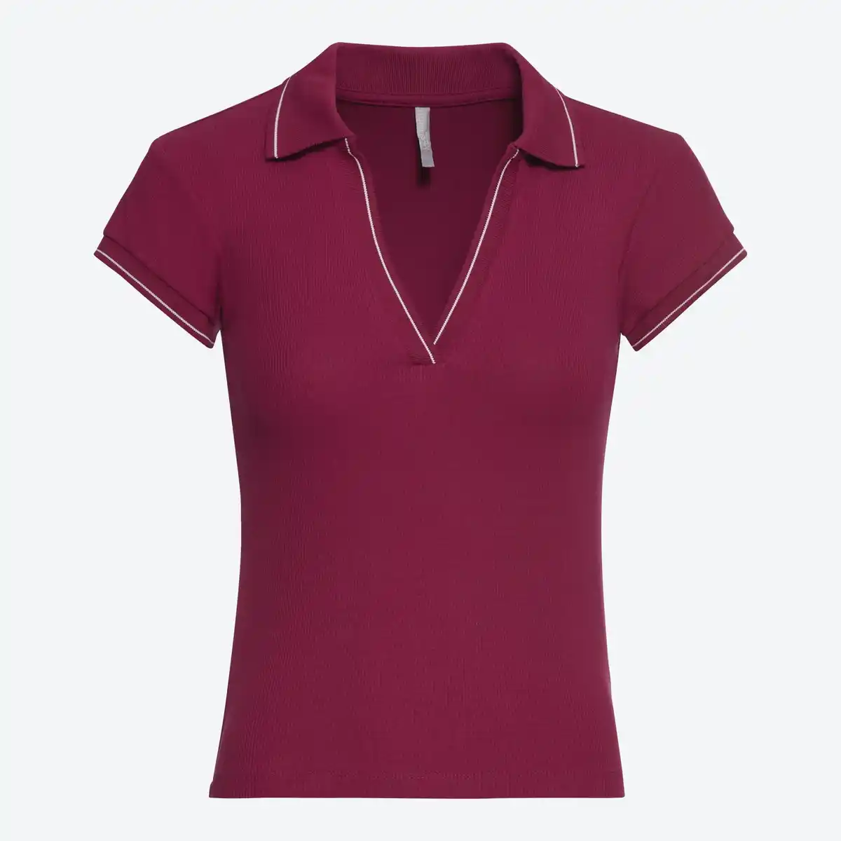 Bild 3 von Damen-Poloshirt mit Ripp-Struktur