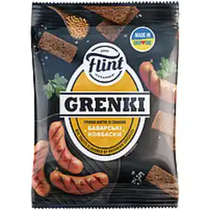 "Flint" - Snack aus Roggenmischbrot mit Würstchen-Geschmack ...