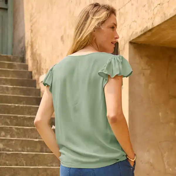 Bild 4 von Damen-Bluse aus Viskose