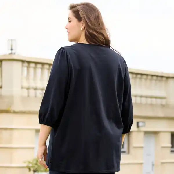 Bild 4 von Damen-Langarmshirt mit Rundhalsausschnitt, große Größen