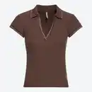Bild 2 von Damen-Poloshirt mit Ripp-Struktur