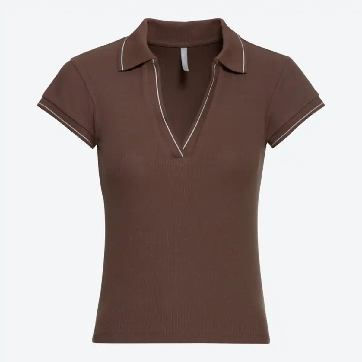 Bild 2 von Damen-Poloshirt mit Ripp-Struktur