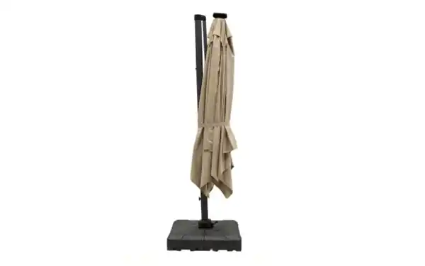 Bild 4 von Sonnenschirm, beige, 300 x 256 cm, inkl. LED Solarbeleuchtung