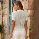 Bild 4 von Damen-Pullover im Ajour-Design