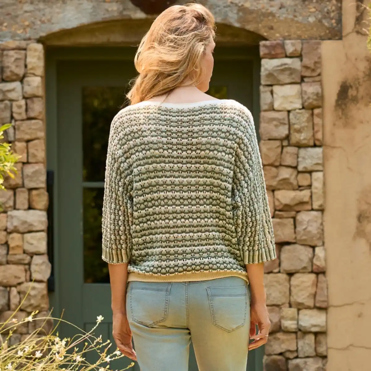 Bild 4 von Damen-Strickpullover im Ajour-Design