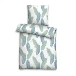 Mikrofaser-Seersucker-Bettwäsche - ca. 135 x 200 cm