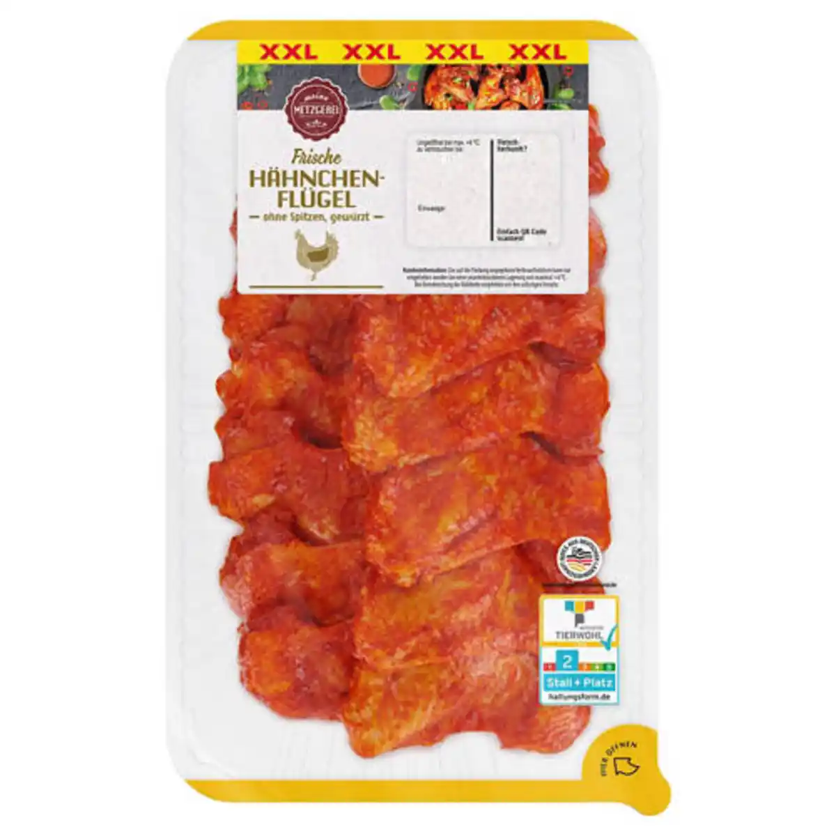Bild 1 von MEINE METZGEREI Hähnchen-Flügel 1,1 kg, Gewürzt