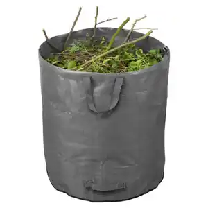 GARDENLINE Garten-Abfallsack, 272 l, Grau