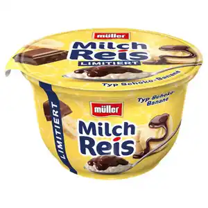 MÜLLER Milchreis 200 g Limitiert, Schoko Banane