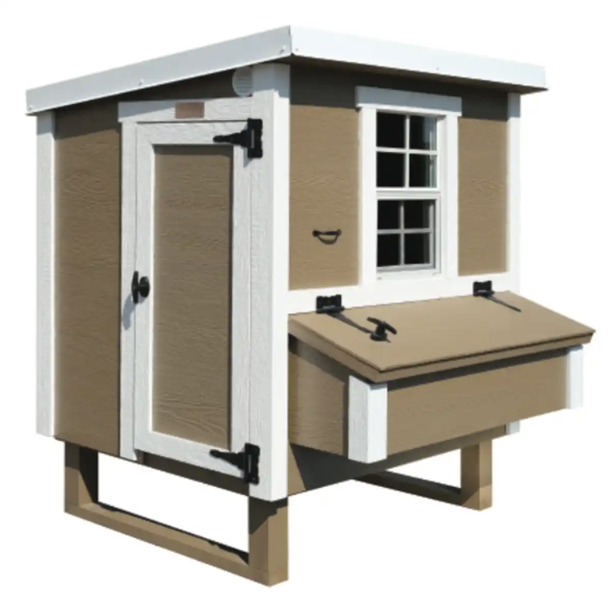 Bild 1 von Hühnerstall Mitte EZ Chicken Home  1,68 m²  Beige hergestellt in EU