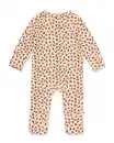 Bild 2 von Newborn-Strampler zum Mitwachsen, LENZING™ ECOVERO™-Viskose, gerippt, Tiere lachsfarben
