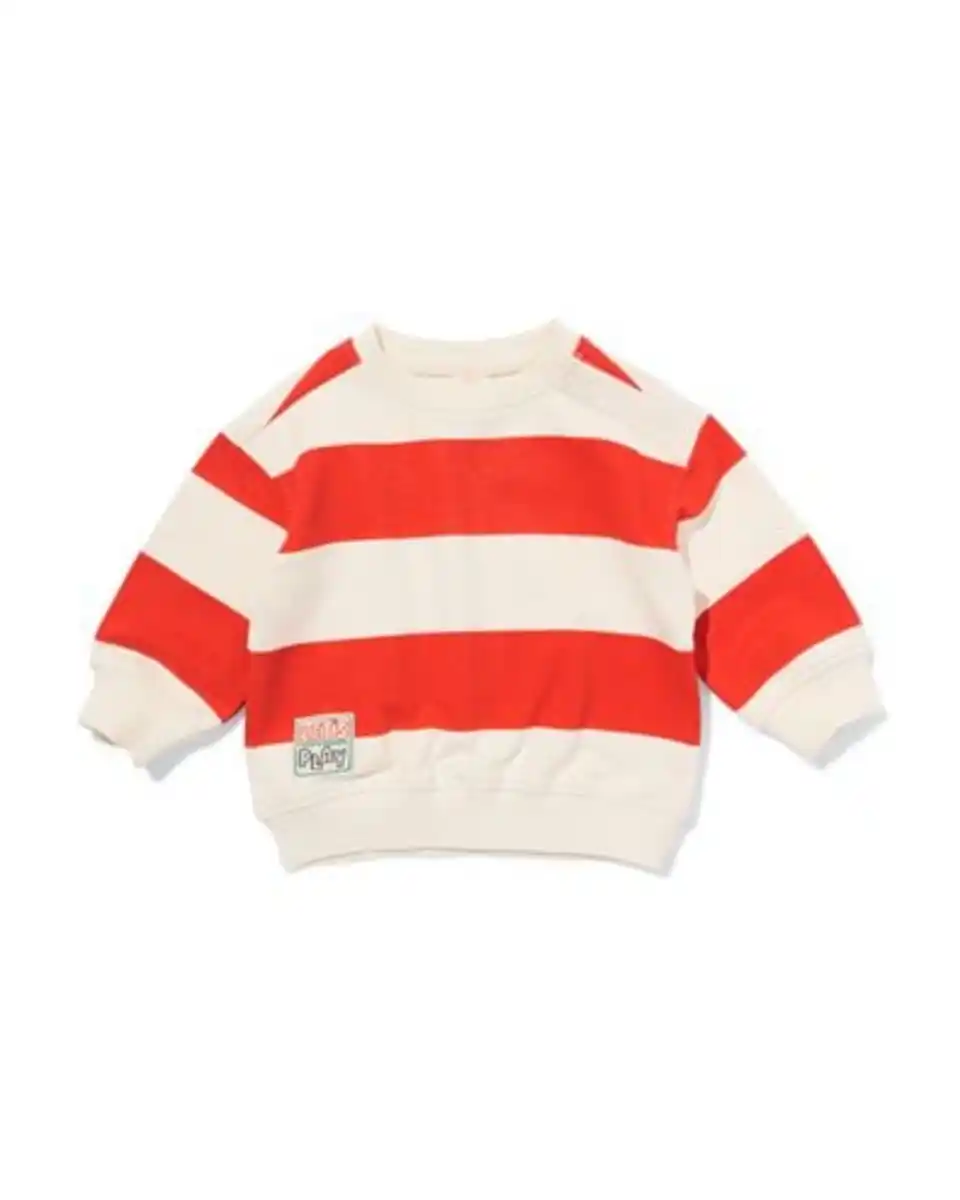 Bild 1 von Baby-Pullover, gestreift rot