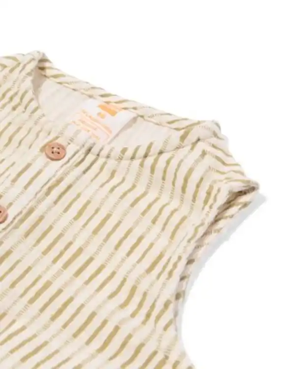 Bild 4 von Baby-Jumpsuit, Musselin, abstrakt ecru