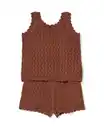 Bild 1 von Babykleidungsset gehäkelt braun