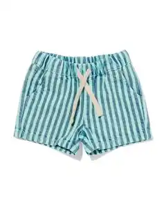 Baby-Shorts, Comfy Fit, gestreift grün
