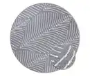 Bild 1 von Primaflor Outdoor-Wende-Teppich »Leaves«, grau, Ø 160 cm