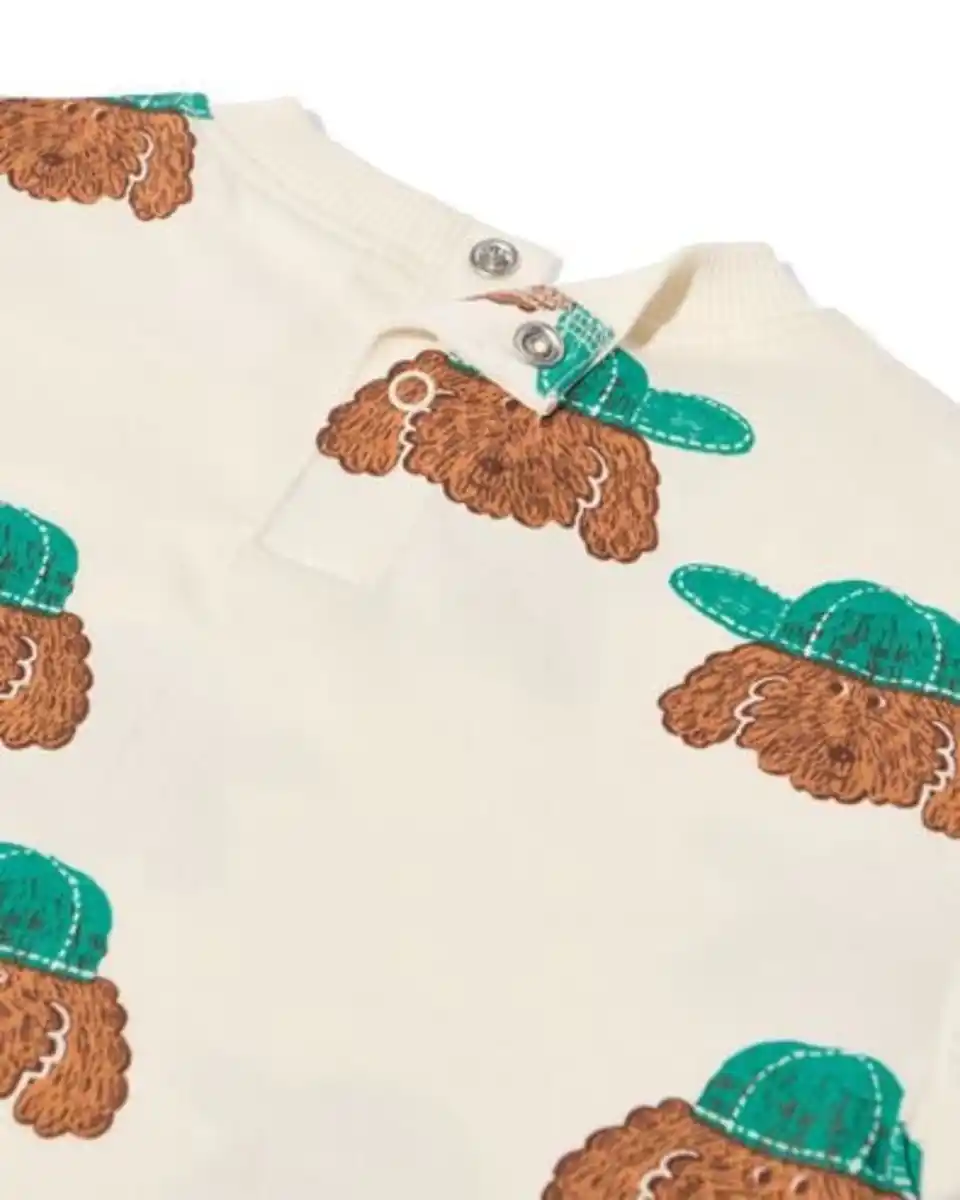 Bild 3 von Baby-T-Shirt aus Jersey, Hunde eierschalenfarben