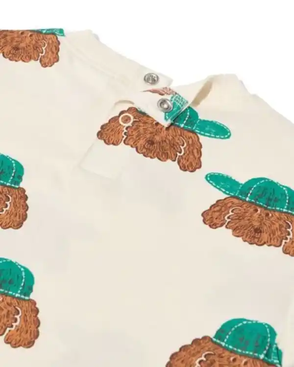 Bild 3 von Baby-T-Shirt aus Jersey, Hunde eierschalenfarben