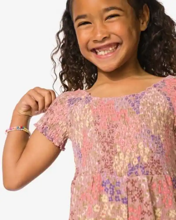 Bild 4 von Kinder-Jumpsuit, Jersey, geblümt hellrosa