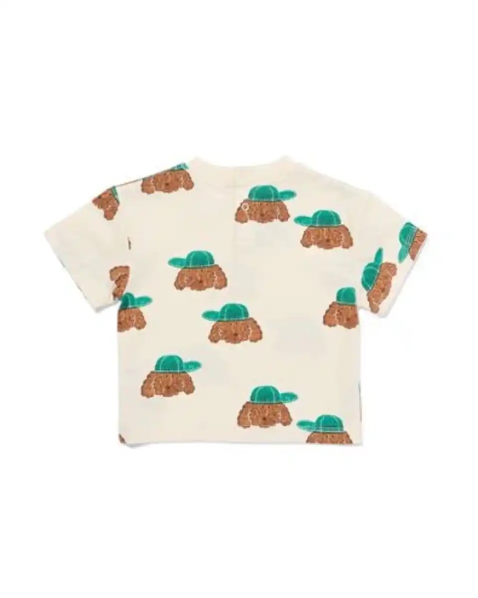 Bild 2 von Baby-T-Shirt aus Jersey, Hunde eierschalenfarben