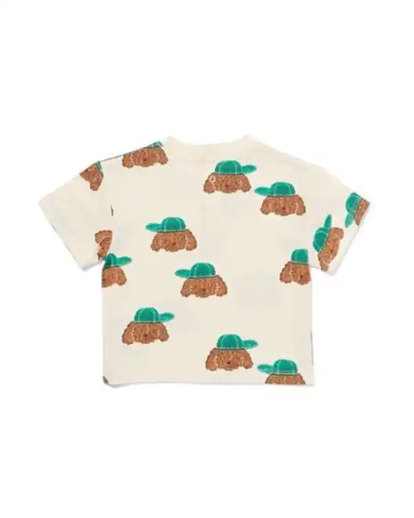 Bild 2 von Baby-T-Shirt aus Jersey, Hunde eierschalenfarben