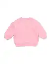Bild 3 von Babypullover aus Sweatstoff mit Blumen rosa